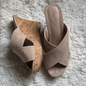 Charles David Suede Wedges